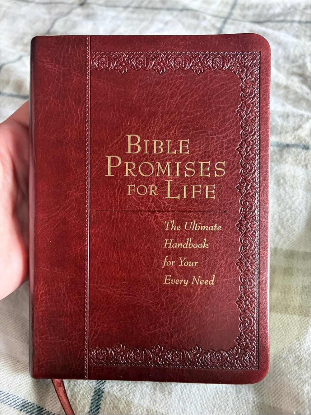 Bible Promises for Life Hardcover - Red
